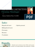 OLFATO DE DETECTIVE Christine Nöstlinger