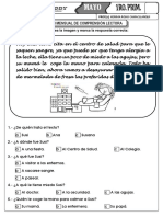 EV Mensual 1º PLAN LECTOR - II BIM 2019