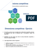 Dimensiones Competitivas - Ejercicio