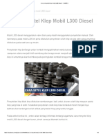 Cara Stel Klep L 300 Diesel PDF
