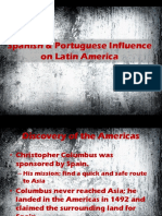 spanish and portuguese influence on latin america