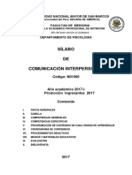 Comunicacion Interpersonal Silabus