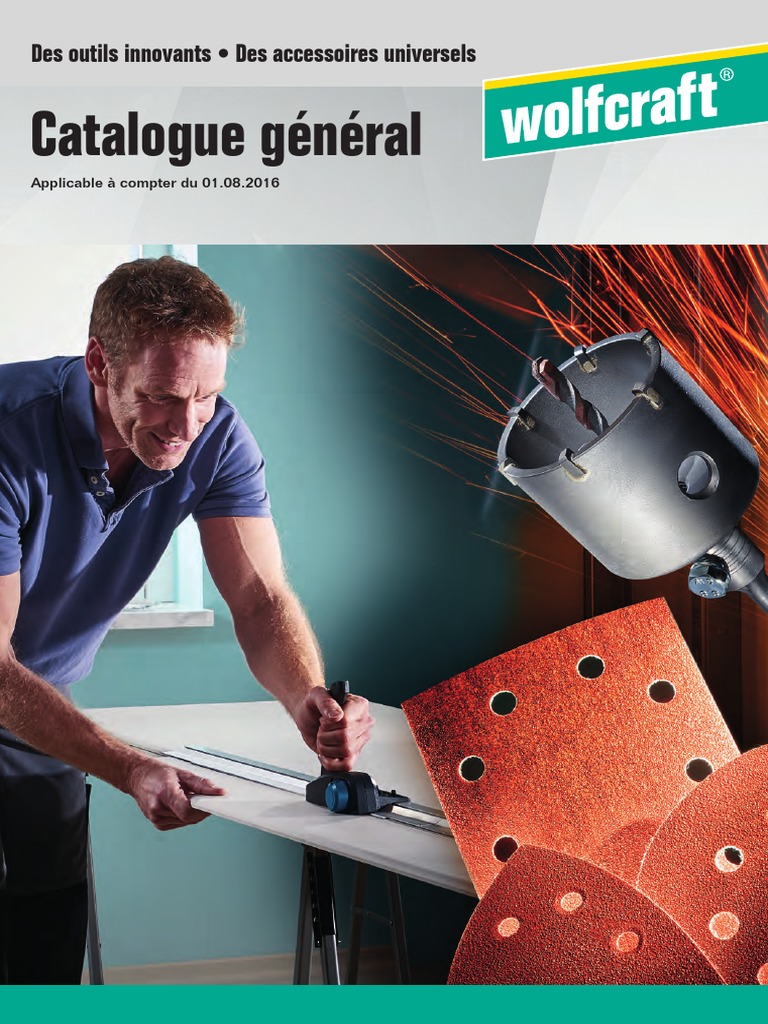 Établi de serrage modulable et réglable Master 600 - WOLFCRAFT 6182000