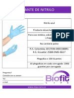 Ayudaventas Guantes de Nitrilo Biofit