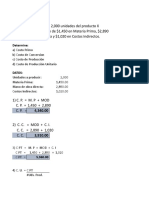 Determinacion de Los C.I.F y Mod