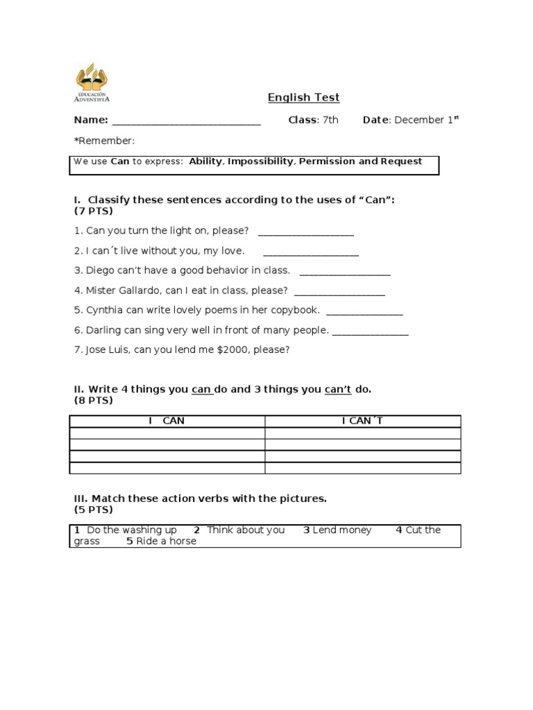 Expressing Ability and Advice in English | PDF | Language Arts & Discipline