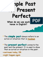 Past Vs Present Perfect