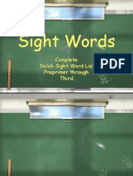 Dolch Sight Words PPT.ppt