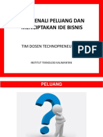 Peluang Dan Ide Bisnis