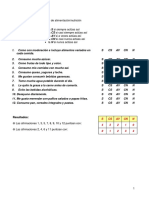 Hábitos alimenticios y autoevaluación