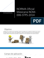 NORMA Oficial Mexicana NOM-006-STPS-2014