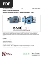 Foxboro SRD960 EEx D Intelligent Control Valve Positioner HART Technical Info 1 PDF