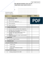 Instrumen Verifikasi Dokumen I KTSP Mi