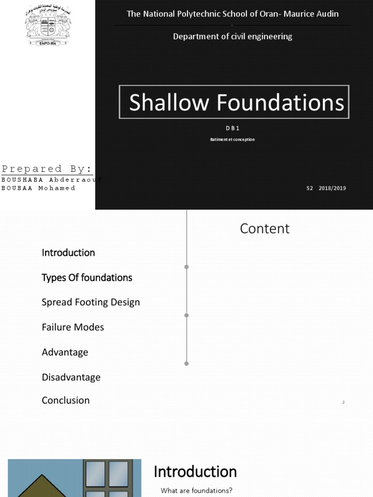 Shallow Foundations: Types and Design | PDF | Foundation (Engineering ...