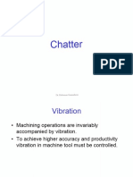 Chatter in Machine Tools