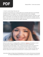 Design Gráfico - Erros Mais Comuns