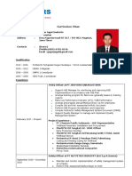 CV for Oil and Gas HSE Professional