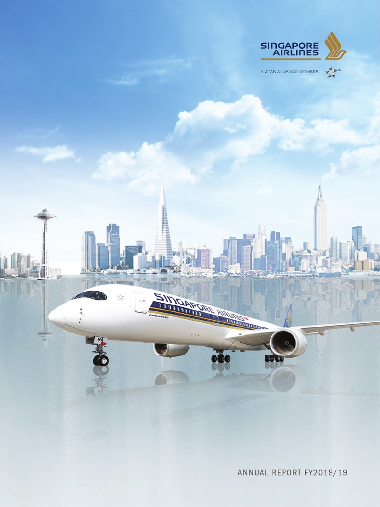 Annual Report of Singapore Airlines in 2018/2019 PDF Dividend