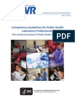 Competency Guidelines for Public Health