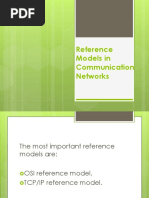 #7 Reference Models in Communication Networks