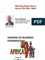 Sharing Business Experiences in Africa