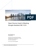 Cisco - Open Source used in Meeting GoogleAssistant 38.11.0.0