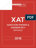 XAT Question Paper Answer Key
