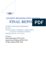 Student Registration System-Final Report