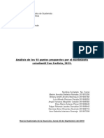 18 Puntos de La Reforma Universitaria Usac, 2019