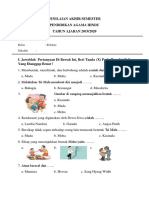 Soal Uas Semester 1 Kelas 2