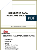 TREINAMENTO TRABALHO EM ALTURA