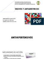 ANTIHIPERTENSIVOS y ANTIARRITMICOS