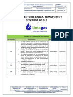 Procedimiento de Carga Transporte y Descarga de GLP Solexport - V03