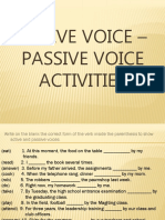 Active-Passive Voice Activity