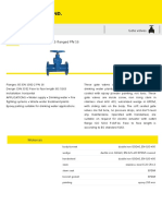 Ductile Iron Gate Valve Acc - To BS Flanged PN 16