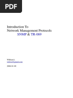 Introduction To Network Management Protocols SNMP and TR-069