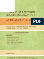 Como Se Ha Afectado El Ciclo Del Agua Por La Influencia Del Ser Humano