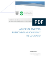 Registro Publico de La Propiedad y Comercio