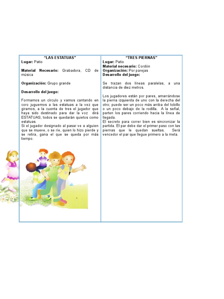 Image Result For Manual De Juegos Tradicionales Para Nios Scribd