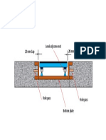 Adjust leveling screw nut for 20mm gap