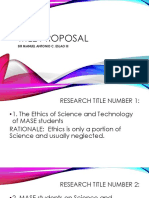 Title Samples For Research