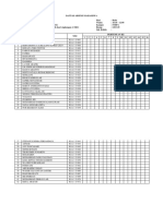 Daftar Absensi Mahasiswa Geotekling