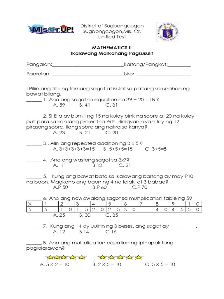 Mathematics2-2nd Quarter | PDF