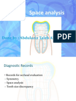 Space Analysis: Done By: Abdulaziz Taleb Al-Shammari