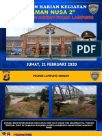 Laphar Aman Nusa 2 Dit. Binmas Polda Lampung 21 Februari 2020 PDF