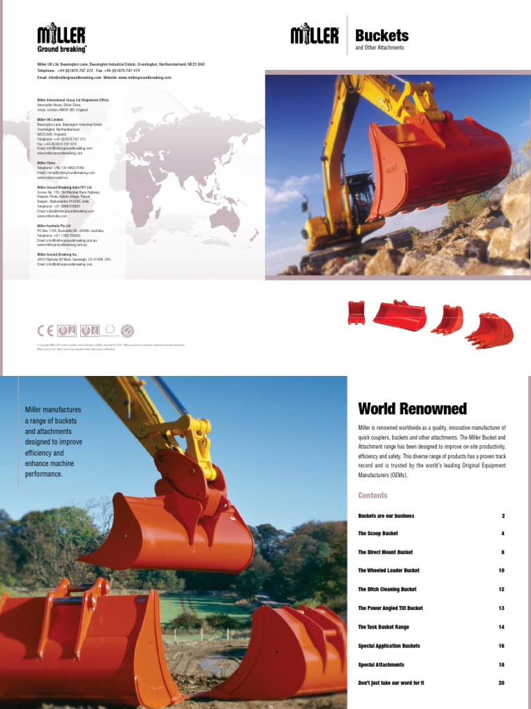 Miller Bucket Brochure | PDF