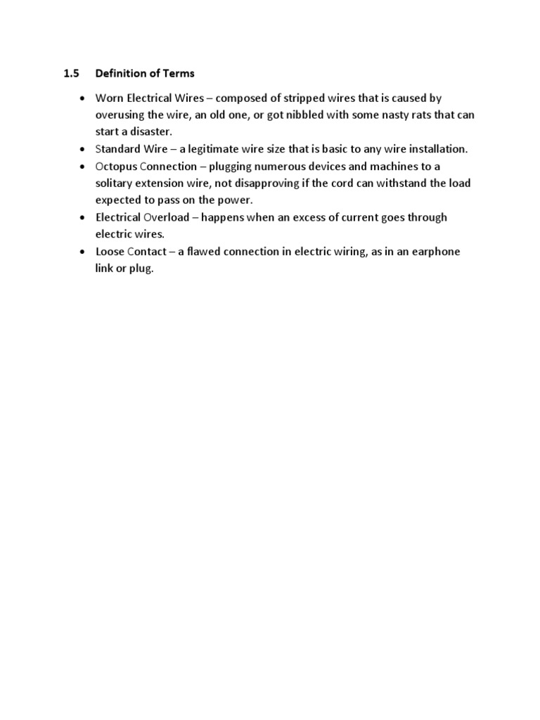 Electrical Wiring Terms Explained | PDF | Technology & Engineering