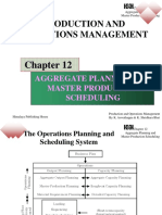 Lec Aggregate Planning and MPS