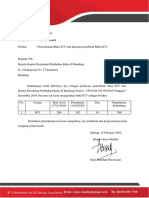 Pemesanan ICV Februari 2020