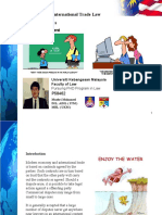 Introduction To International Trade Law Note 3 of 13 Notes: Dispute Settlement